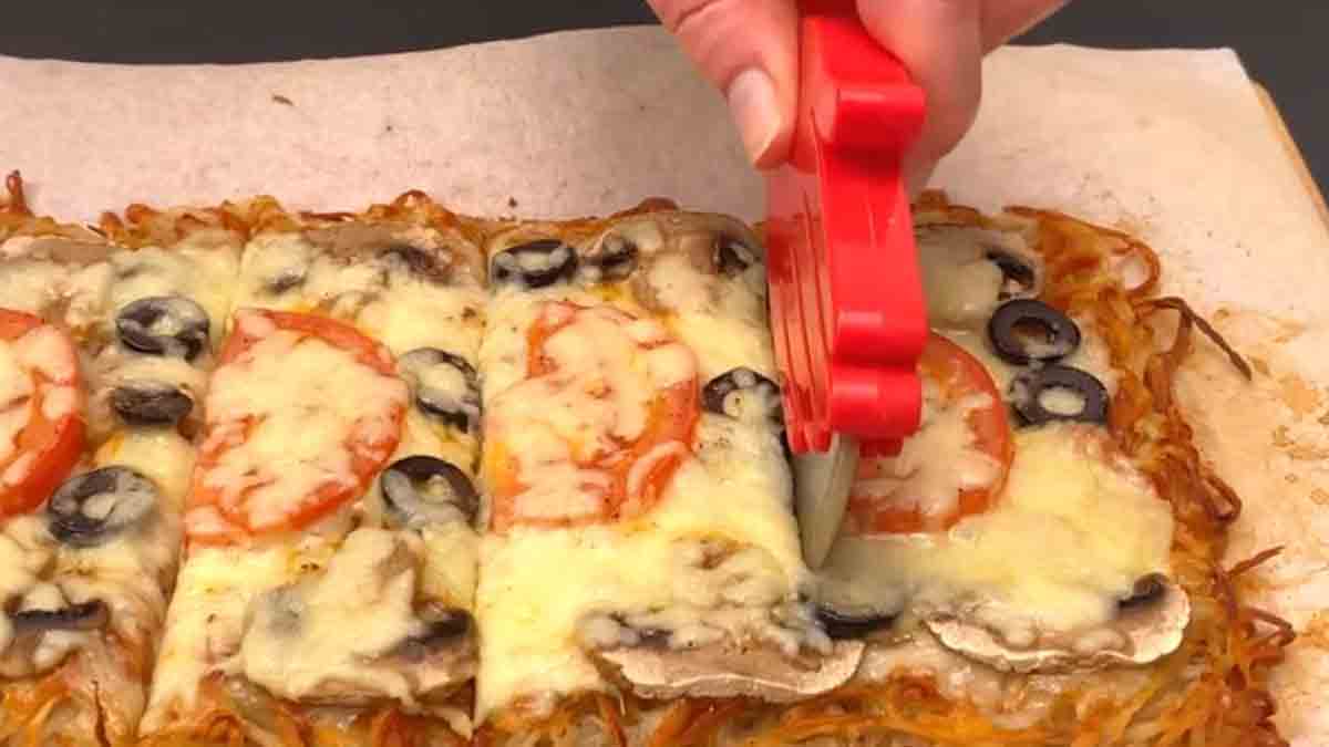 Pizza de batata leve e saborosa: prepare-se