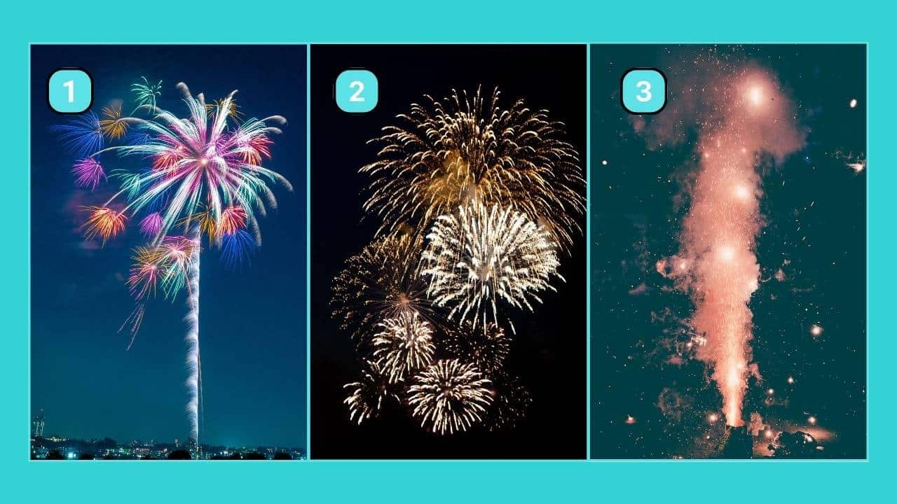 Teste: O fogo de artifício que você escolher