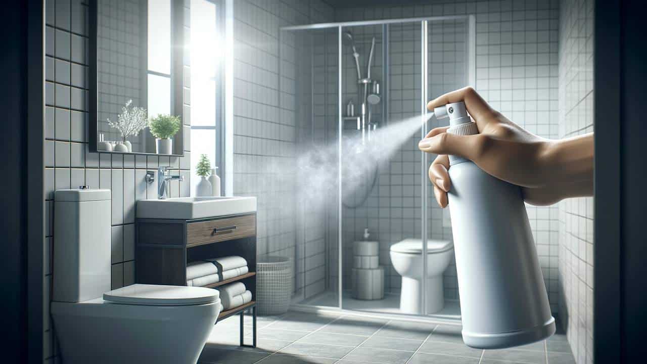 Spray para banheiro potente