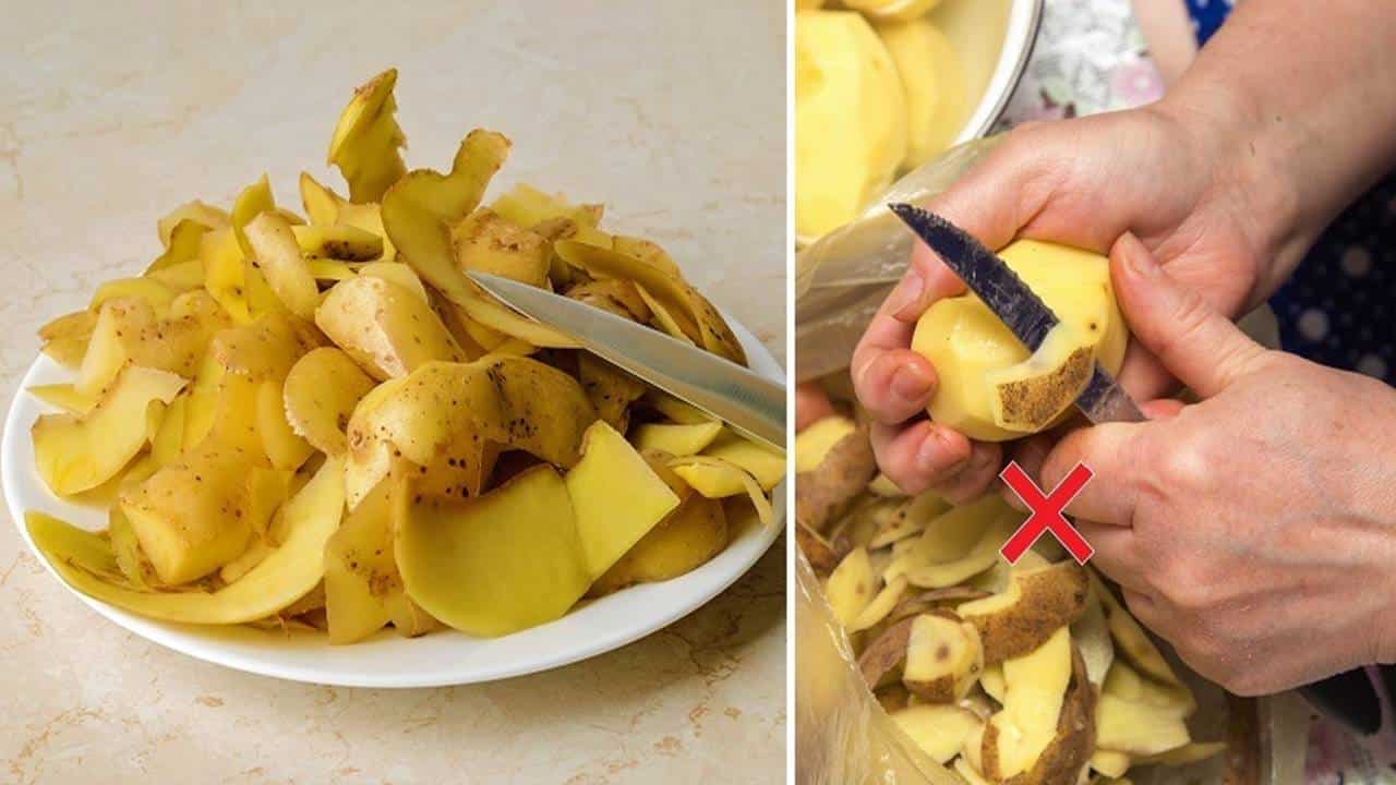 4 usos surpreendentes casca de batata