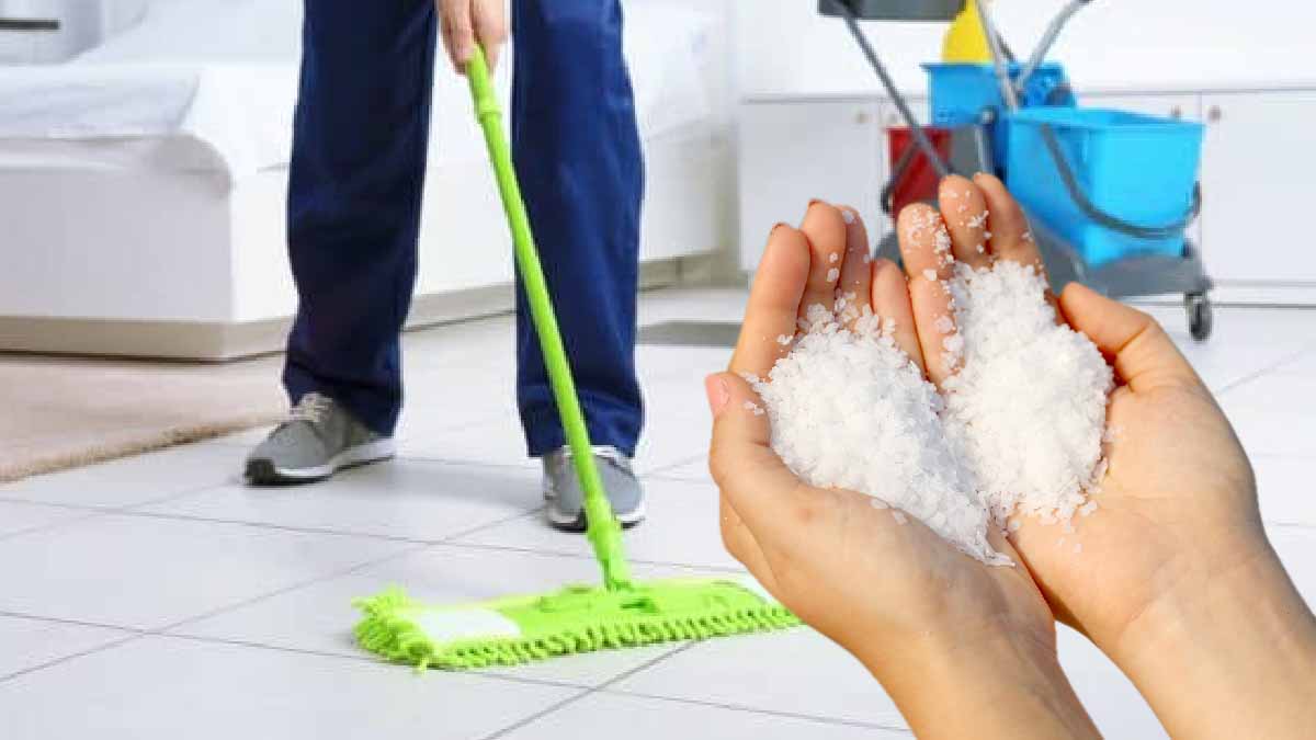 limpar o piso casa com água, limão e sal