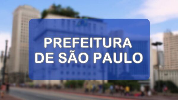  emprego na Prefeitura de São Paulo?