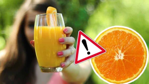 Por que você não deve escolher sucos de laranja