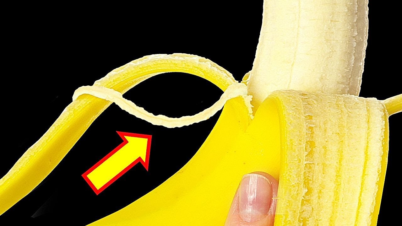 Para que serve os fios brancos da banana?