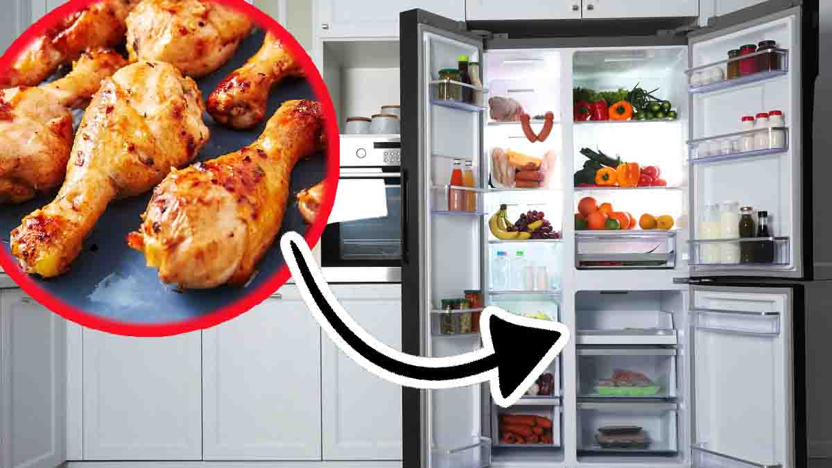 frango cozido pode ser guardado na geladeira