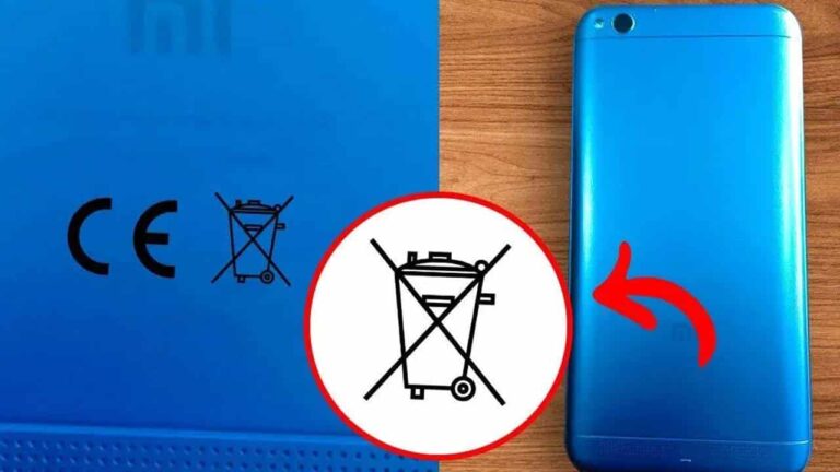 significa a lata de lixo parte de trás celular