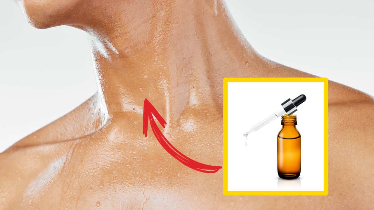 óleos essenciais usar no peito e pescoço evitar rugas
