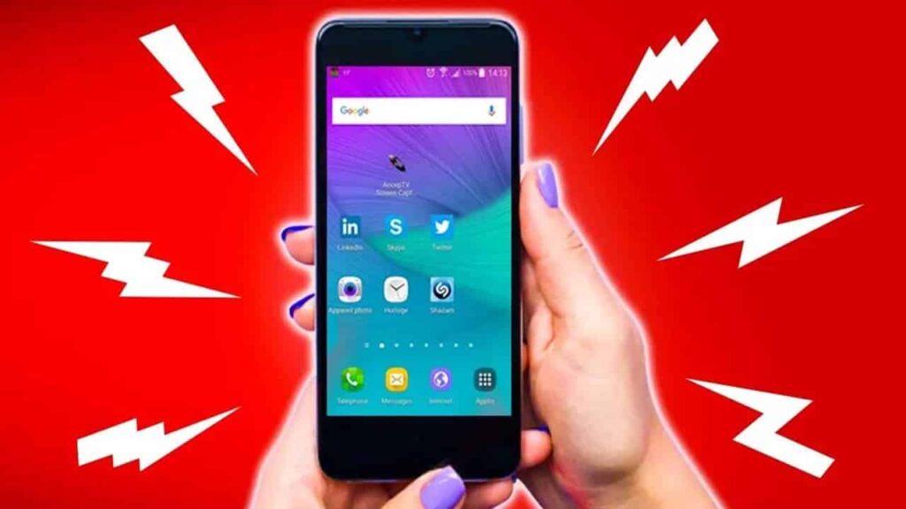 celular do modo vibratório?