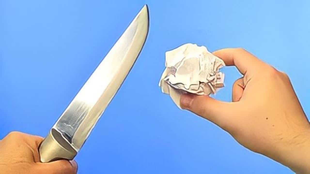 maneira mais fácil e rápida de afiar faca