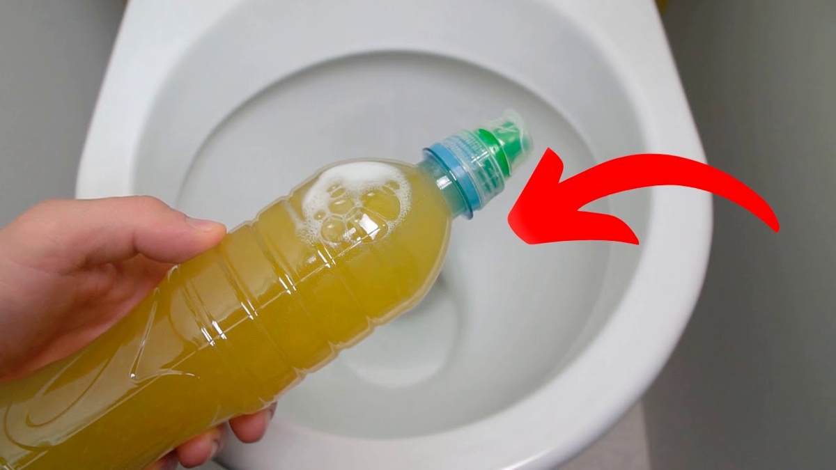 A indústria esconde isso de você: mistura no vaso sanitário