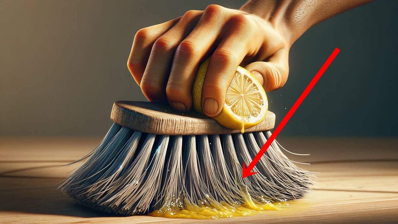Passe limão na sua vassoura vinagre