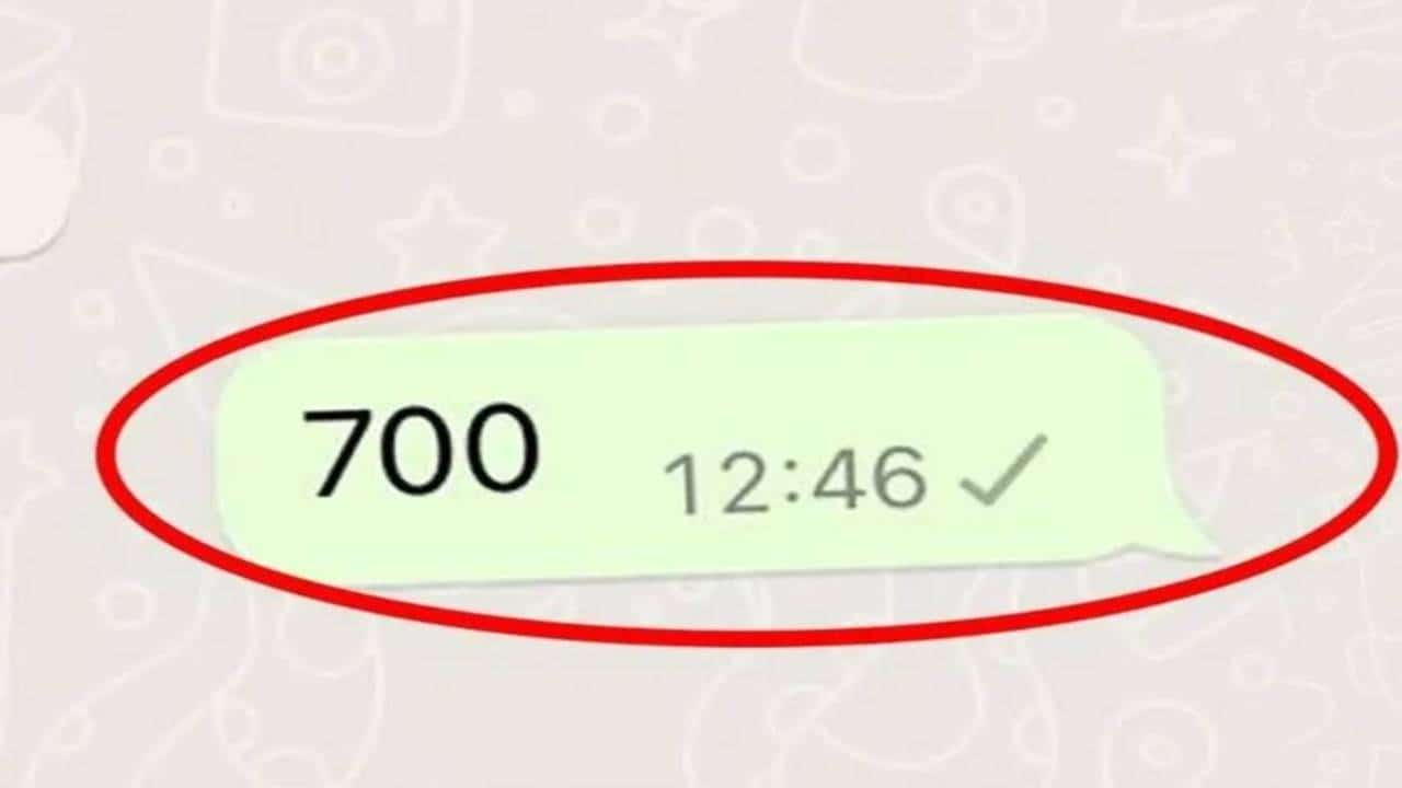 WhatsApp: pessoas estão usando o código 700