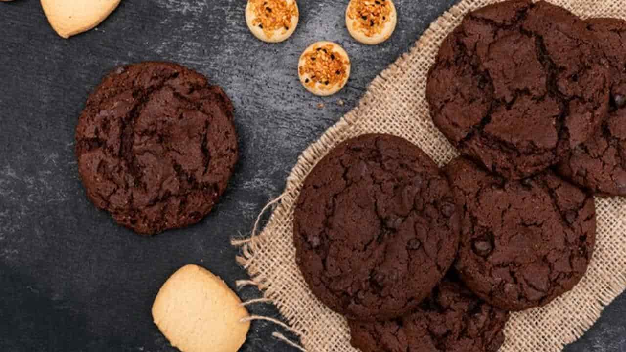 Biscoitos Brownie: receita com 3 ingredientes