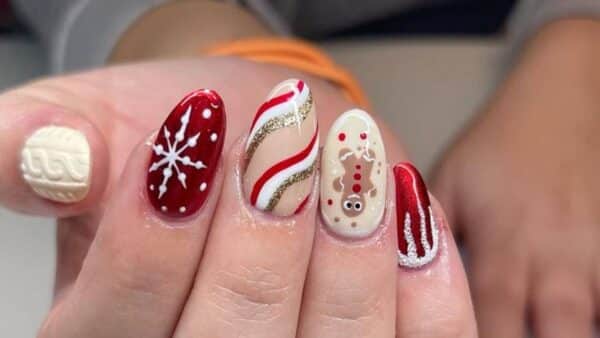 Unhas NATALINAS para as festas!