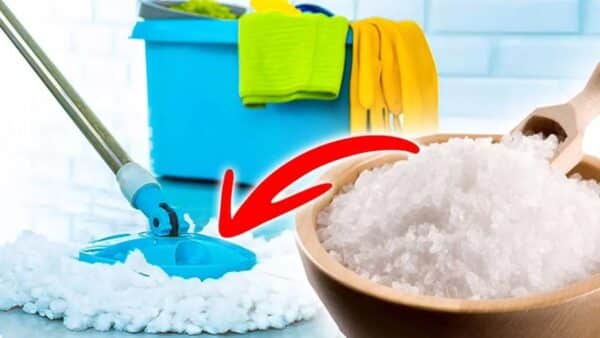 Por que usar água salgada para lavar o piso da sua casa?