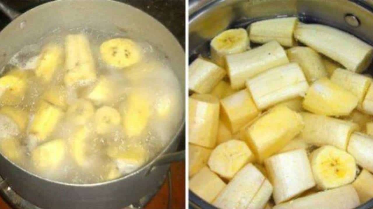 Cozinhe 3 bananas antes de dormir