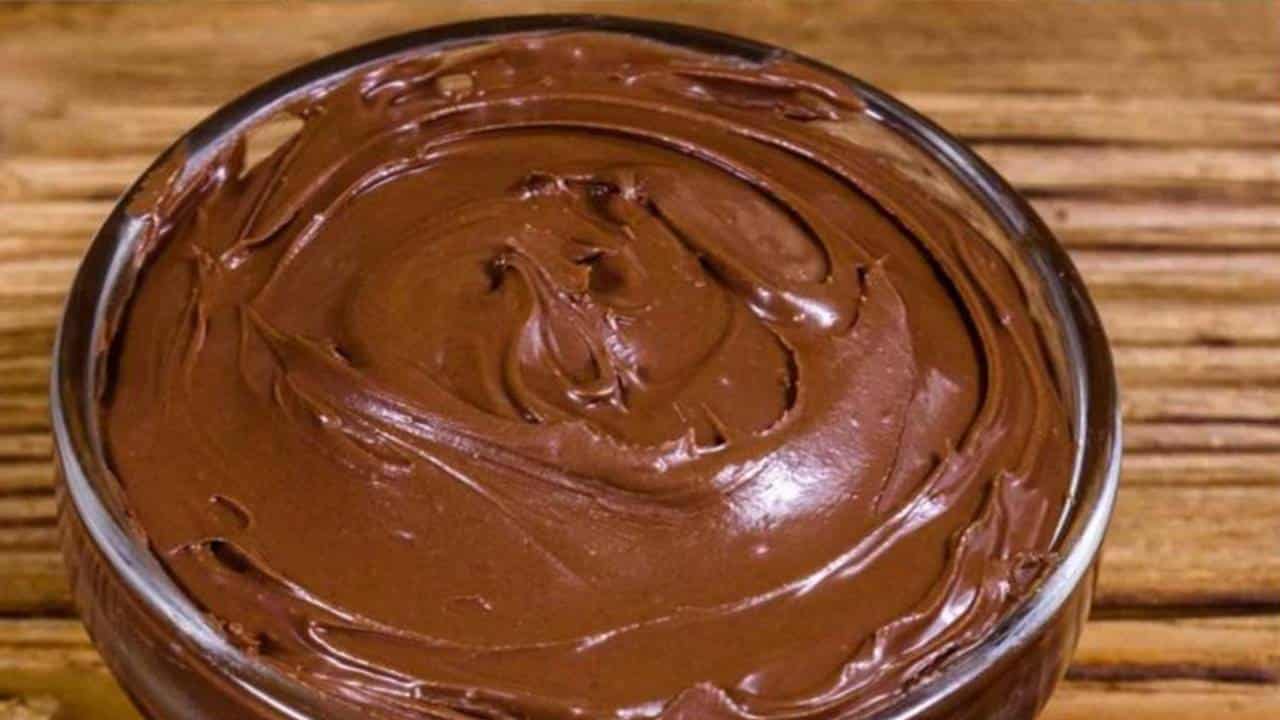 Creme caseiro de chocolate feito com abóbora