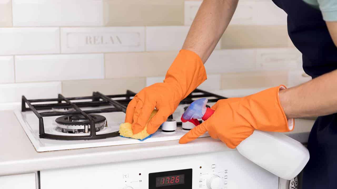 desengordurar o fogão sem químicos!