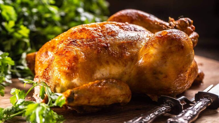 Frango assado na panela de pressão