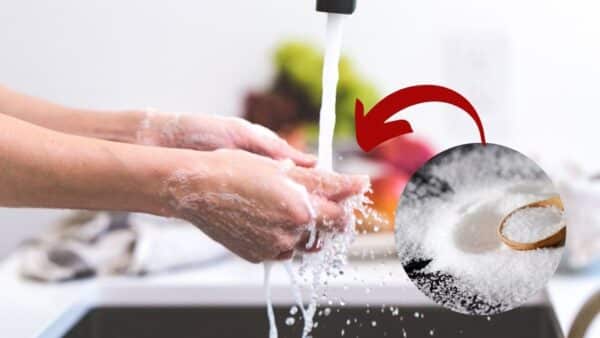 Por que você deve lavar as mãos com sal