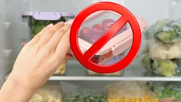 não colocar tomates na geladeira