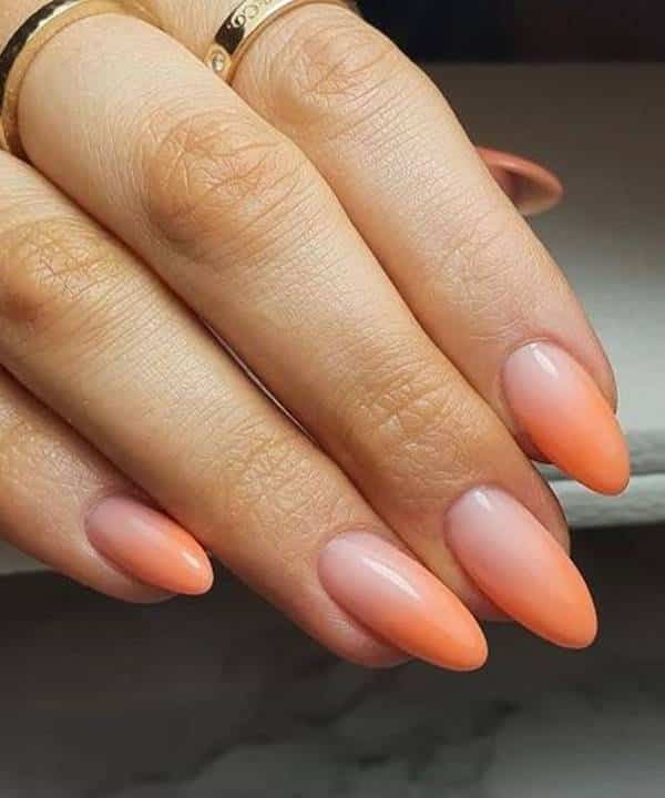 unhas peach fuzz