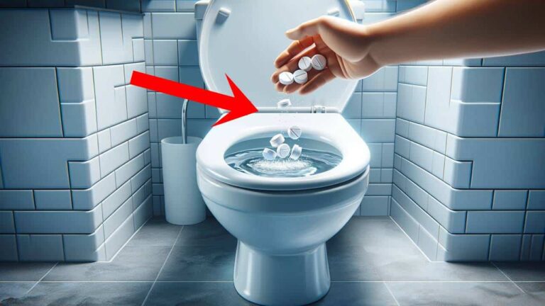 dipironas no vaso sanitário?