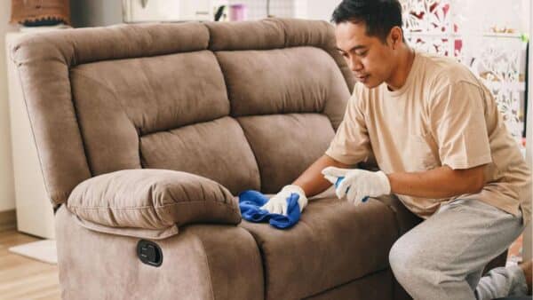Como tirar manchas de sofá