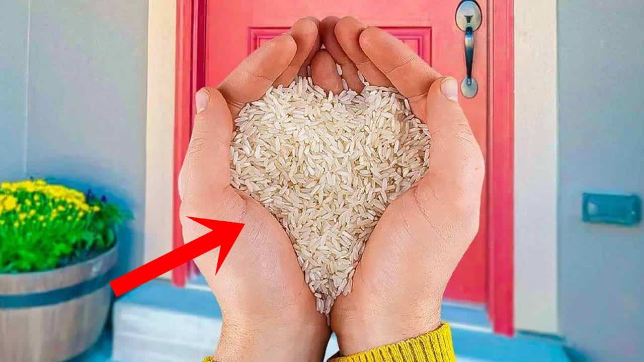 usar o arroz para atrair sorte