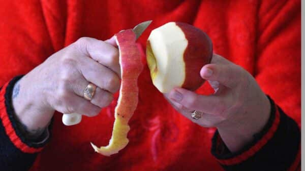 O que fazer com cascas de maçã