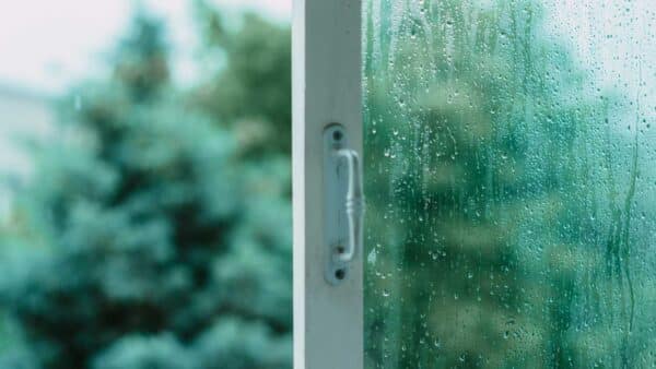 janelas abertas durante a chuve