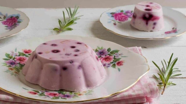 Delicioso flan italiano de iogurte