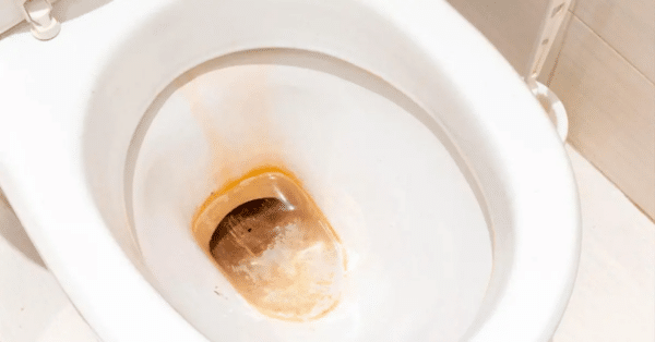 calcário do fundo do vaso sanitário