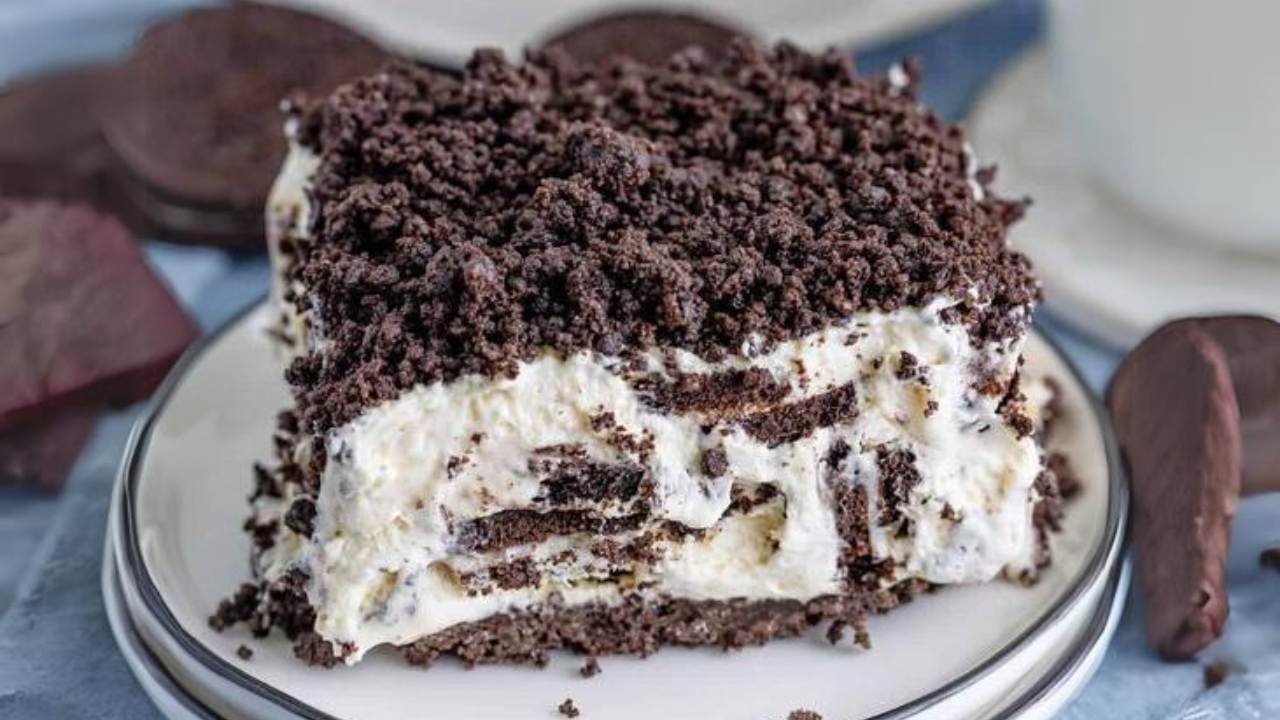 Bolo de oreo com 3 ingredientes