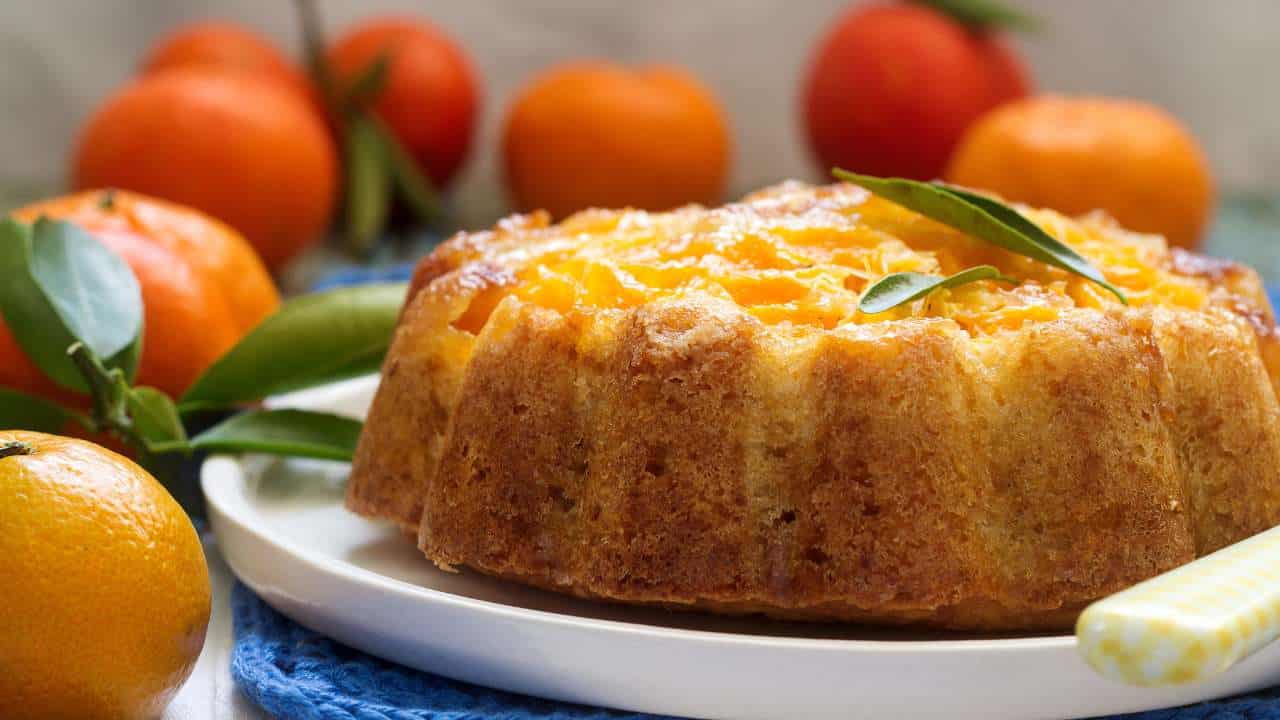 Bolo de laranja no micro-ondas