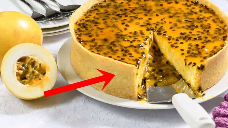 Faça esse bolo de maracujá fofinho