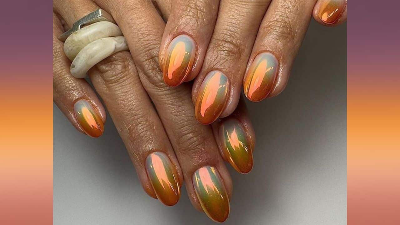 4 designs de unhas laranja: A cor para quem adora o pôr do sol!
