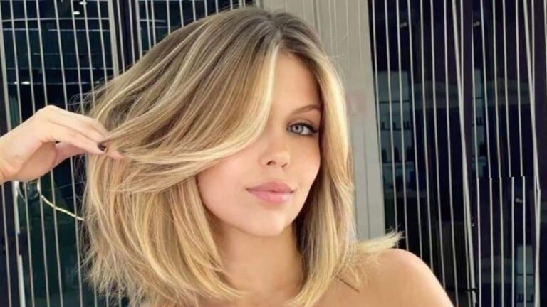 Loira manteiga Ilumine o cabelo com estilo