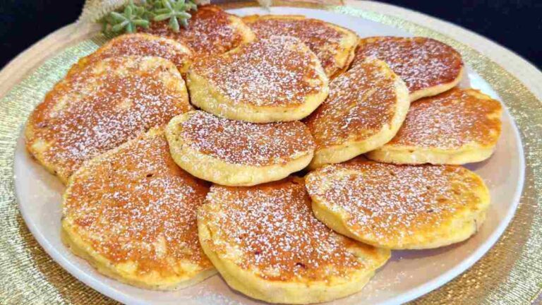 Tomo café da manhã com essas panquecas