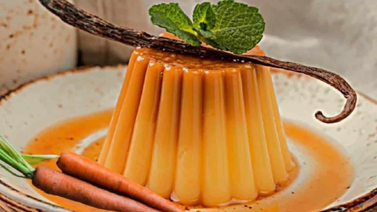 Aprenda aqui como preparar um delicioso pudim de cenoura