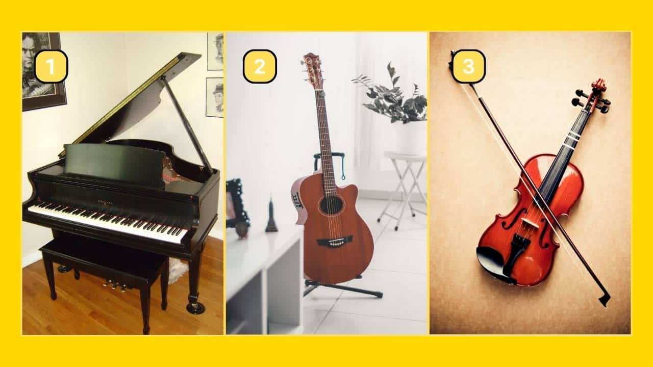 Super Teste: Escolha um instrumento musical e revelaremos algo importante para você