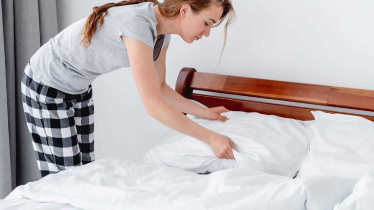 trocar os lençóis da minha cama