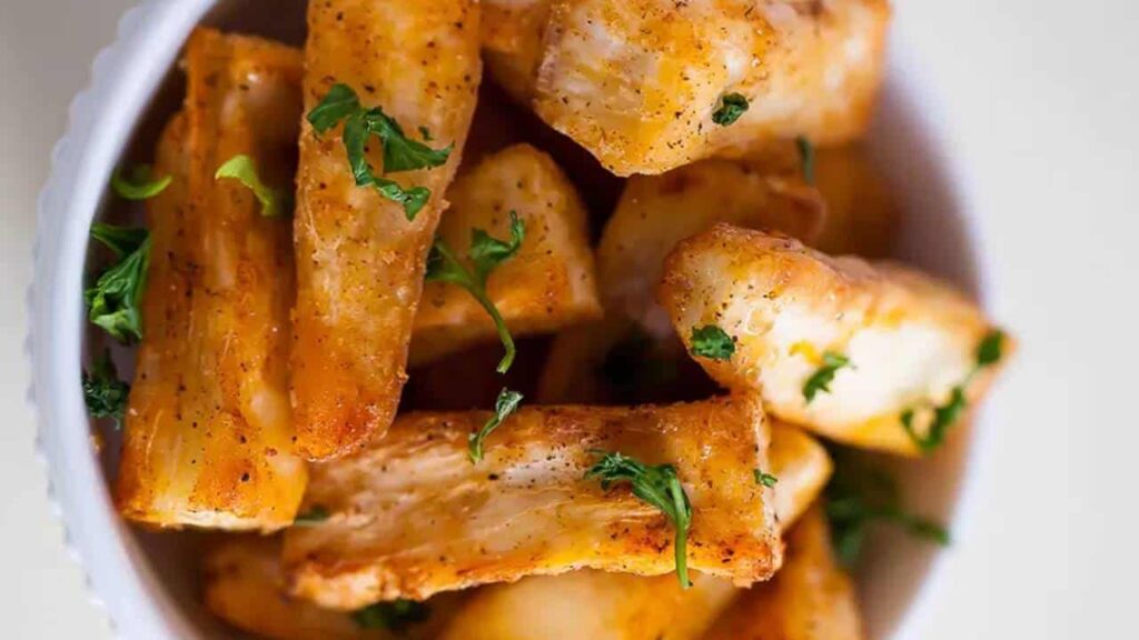 Truque para fazer aipim frito na airfryer