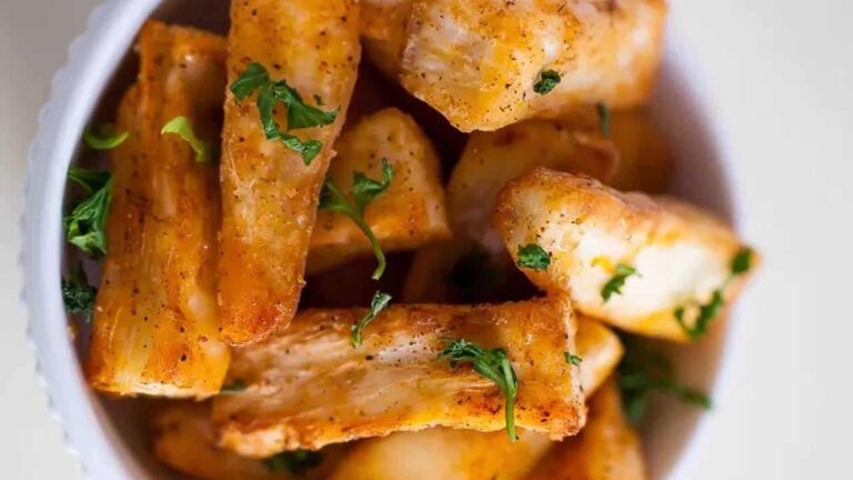 Truque para fazer aipim frito na airfryer