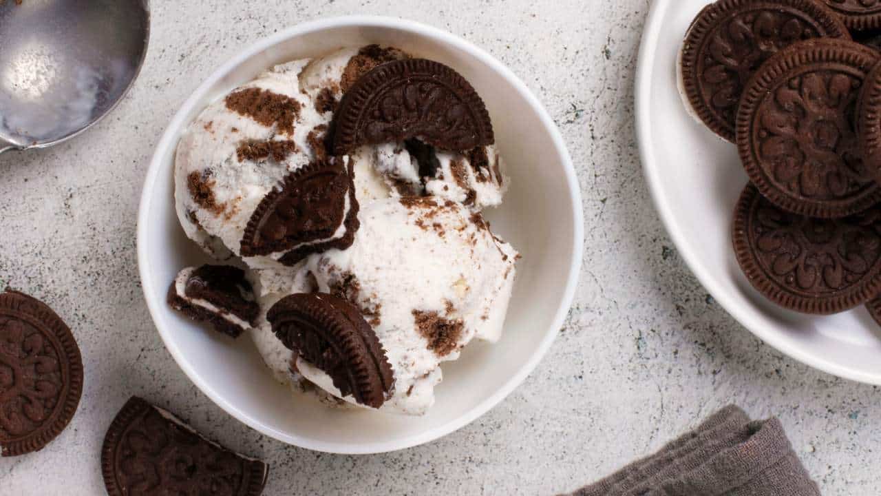 Sobremesa rápida com biscoito Oreo