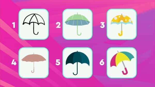Teste: escolha o seu guarda-chuva 