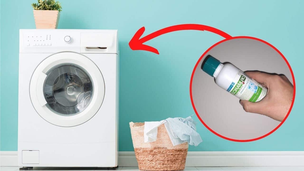 água oxigenada na máquina de lavar roupas
