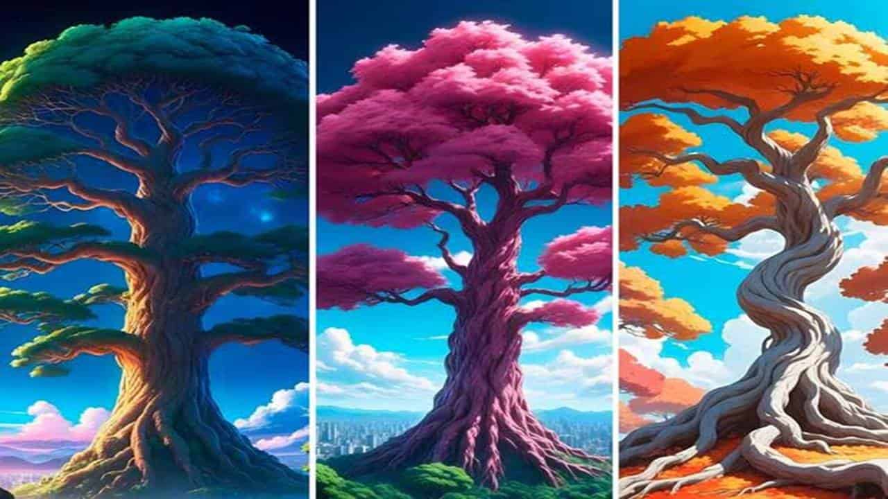 Escolha uma árvore mágica e saberá se precisa de mudanças em sua vida