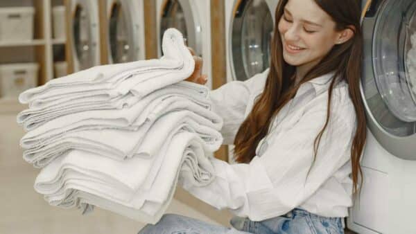 lavar lençóis na máquina