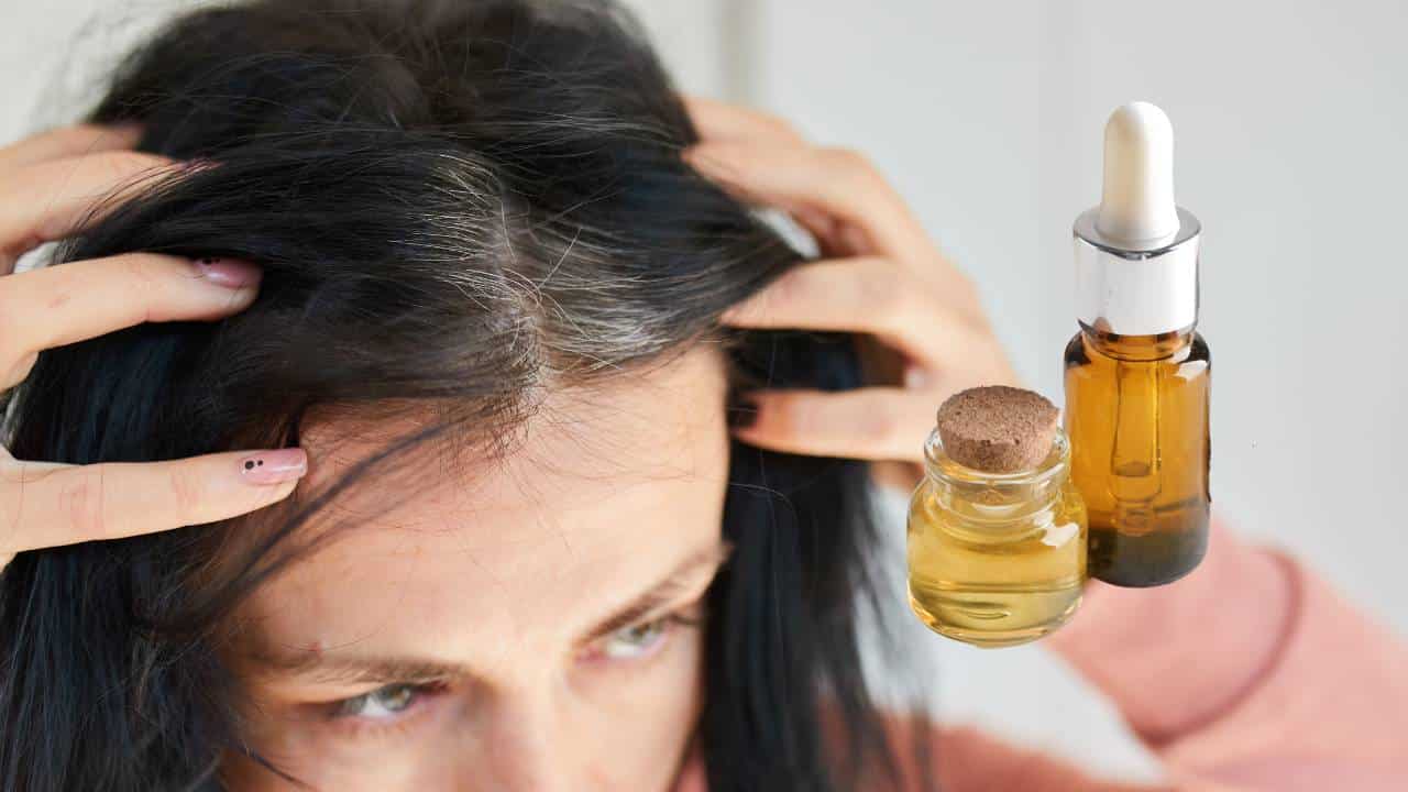 2 óleos naturais para escurecer os grisalhos e evitar a queda de cabelo